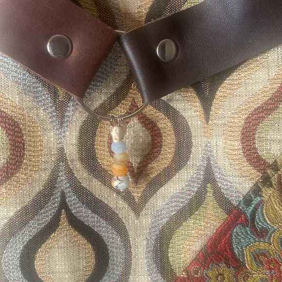 ST. CLAIR DESIGNS Black and Red Crossbody Bag with Intricate Pattern Boho - Picture 4 of 6